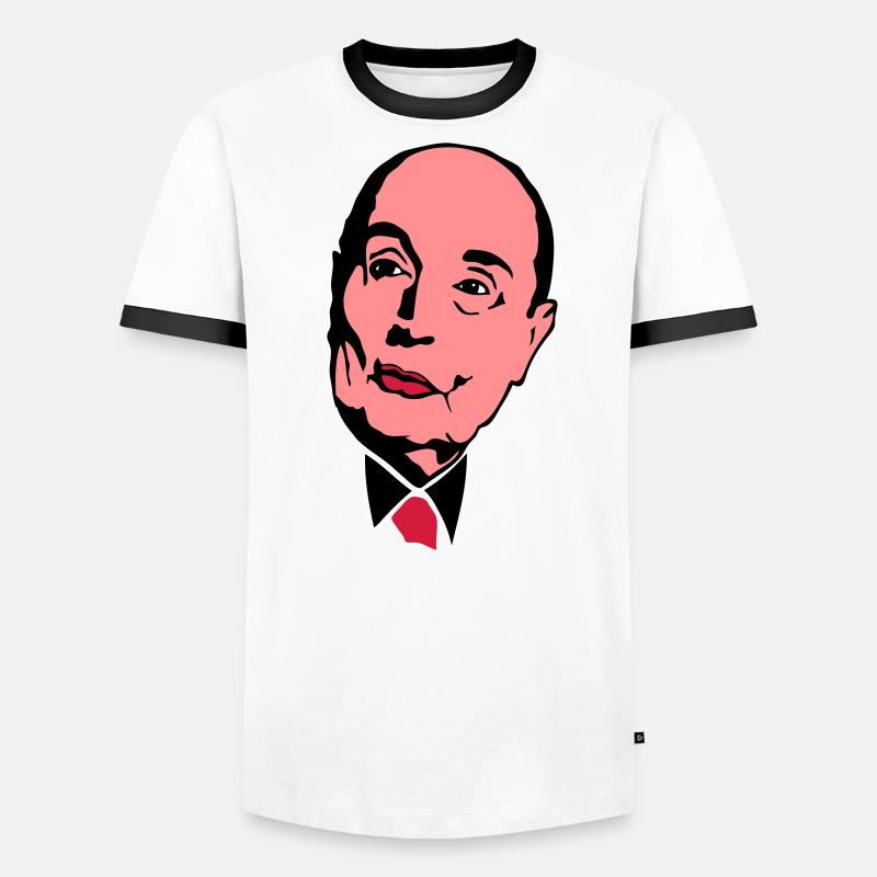francois president mitterrand leader Men's Ringer Shirt