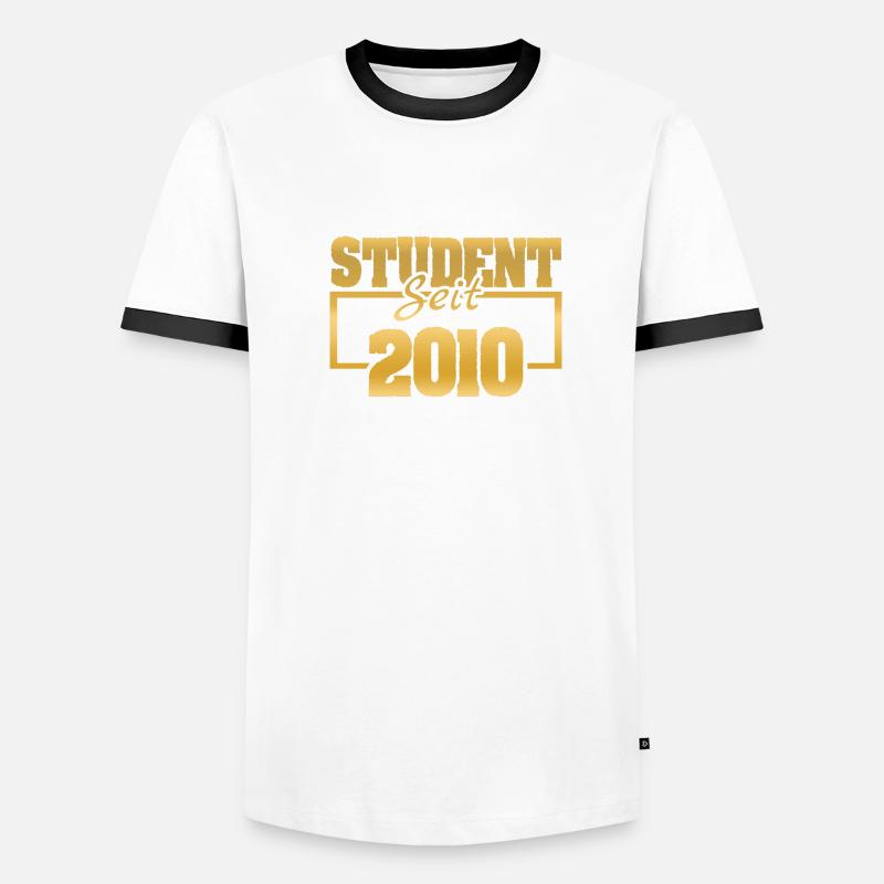 seit 2010 Männer Kontrast-T-Shirt