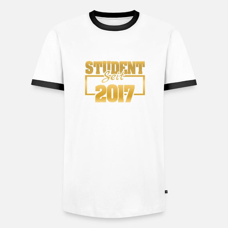 seit 2017 Männer Kontrast-T-Shirt