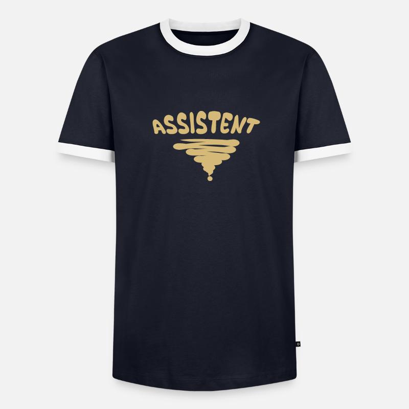 Beruf Assistent Männer Kontrast-T-Shirt
