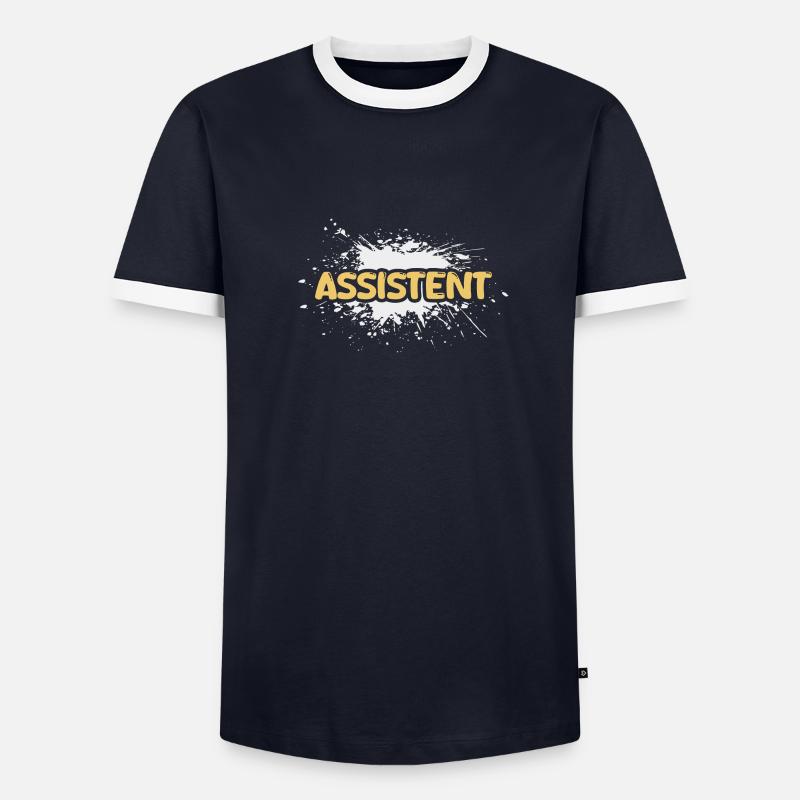 Assistant T-shirt contrasté Homme