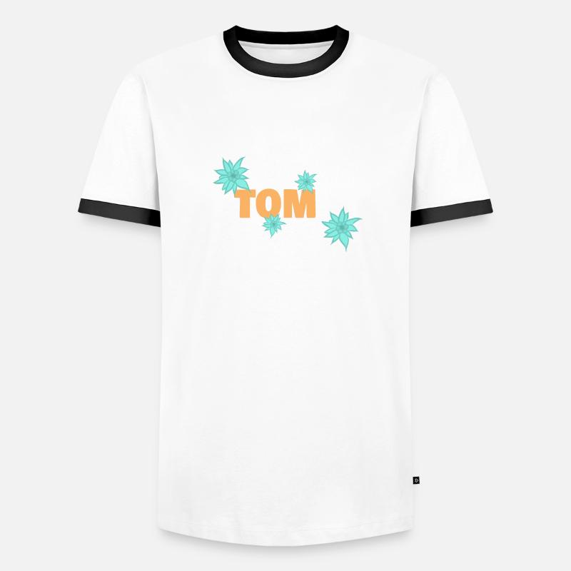First name Tom Men's Ringer Shirt