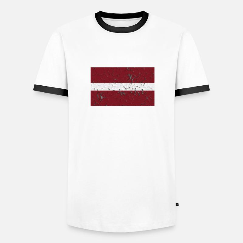 Gift for Latvia Men's Ringer Shirt