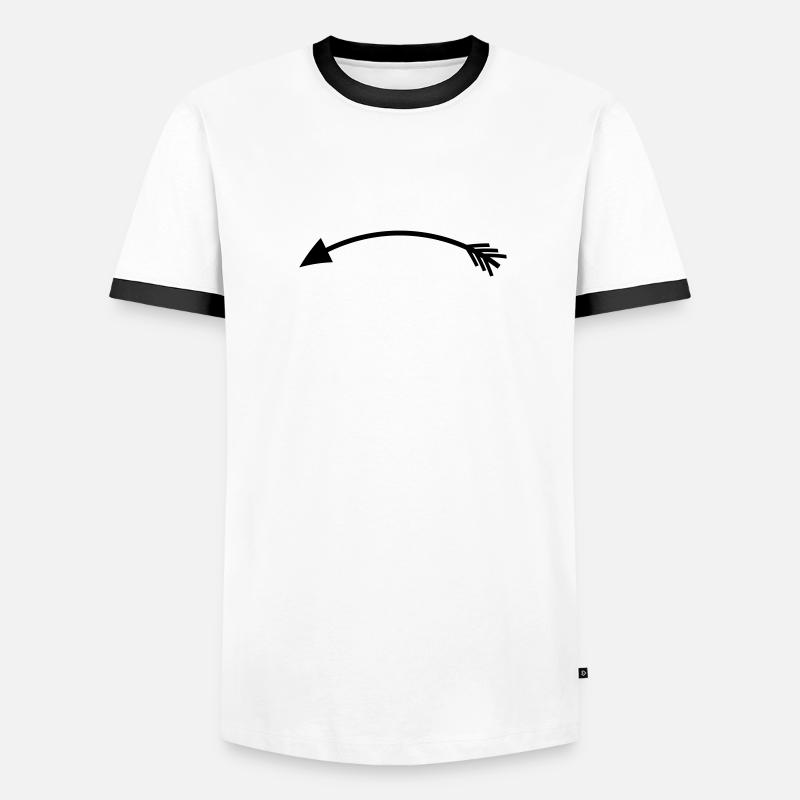 Left arrow Men's Ringer Shirt
