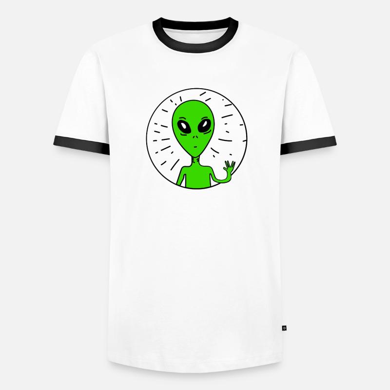 Restez bizarre Restez étranger T-shirt contrasté Homme
