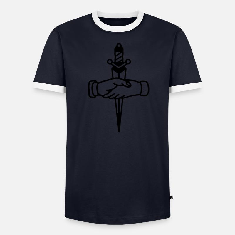 Formules de politesse T-shirt contrasté Homme