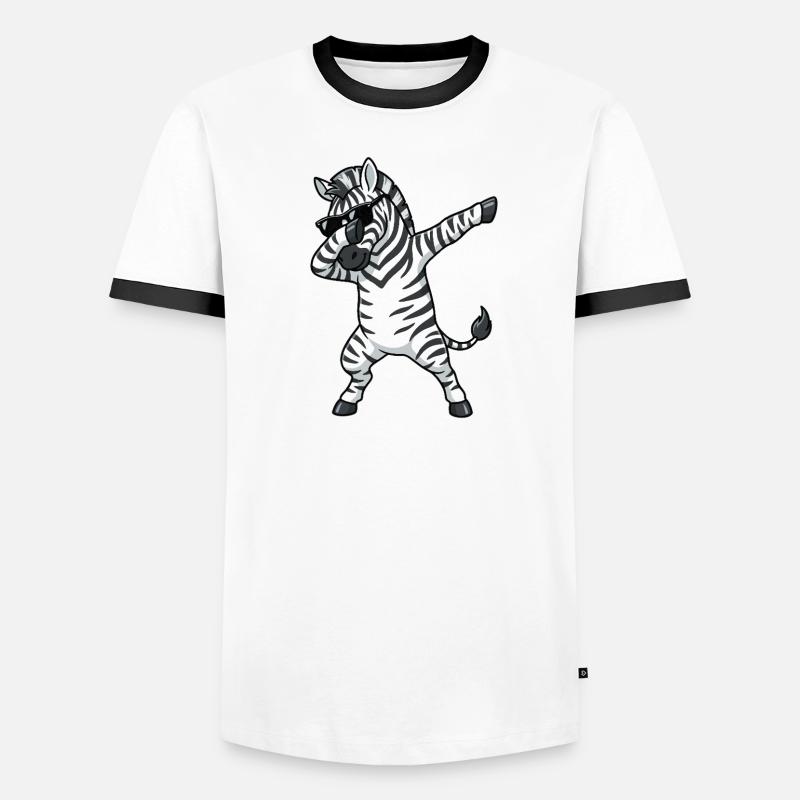 Dab Zebra T-shirt contrasté Homme