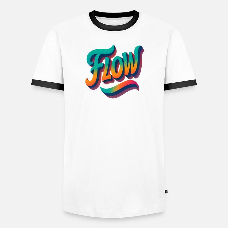 Let It Flow T-shirt contrasté Homme