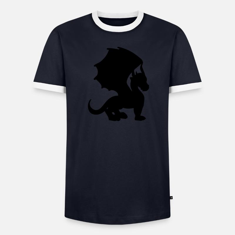 Winged dragon Men's Ringer Shirt
