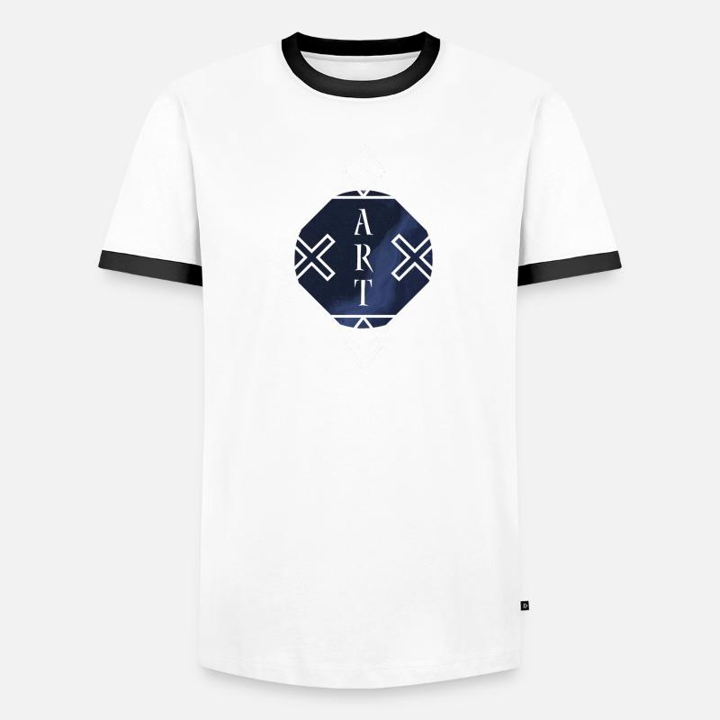 ART Experiment Back Men's Ringer Shirt