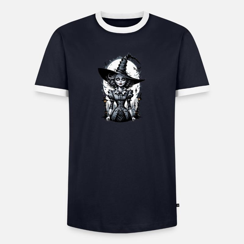 Klassische Hexe 24 Männer Kontrast-T-Shirt