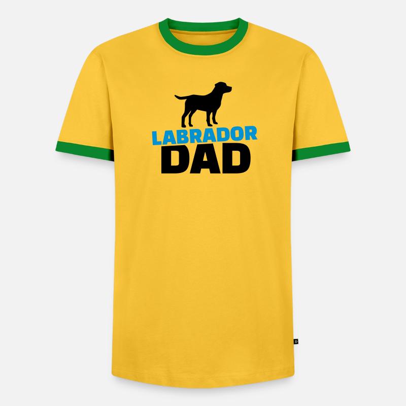 Labrador - Männer Kontrast-T-Shirt - undefined