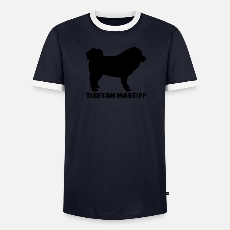 Tibetan Mastiff Men's Ringer Shirt