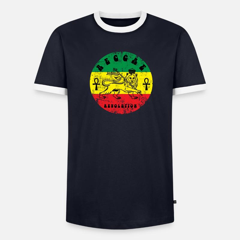 Reggae T-shirt contrasté Homme