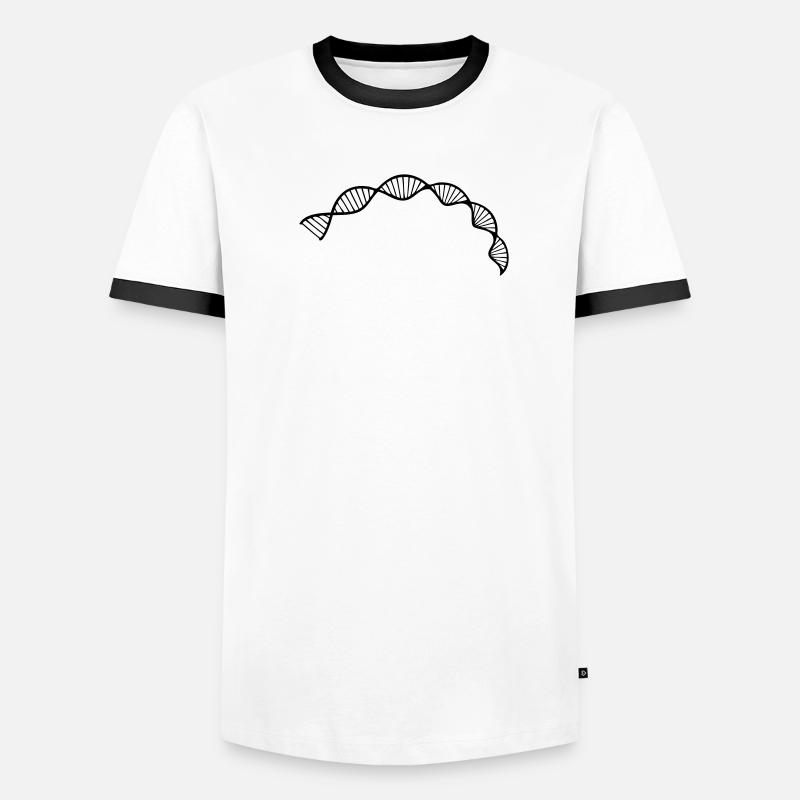 ADN Structure de la double hélice séquence cellule T-shirt contrasté Homme