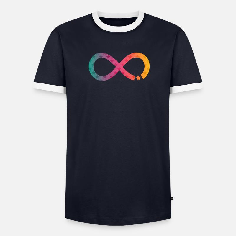 Arcobaleno di Infinity Star - Maglietta Contrast da uomo - undefined