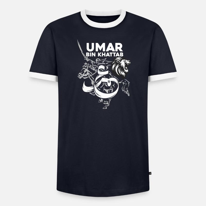 Umar Bin Khattab Inspirational tshirt - Men's Ringer Shirt - undefined