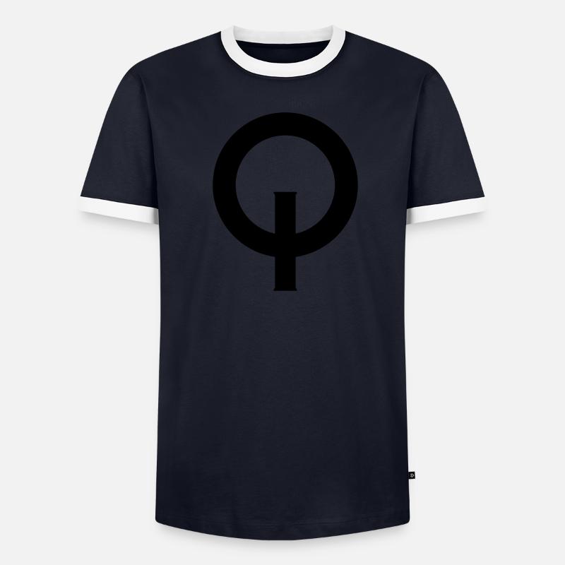 Optimist_Zeichen-svg Men's Ringer Shirt