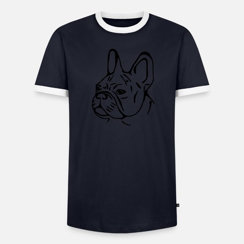 caddy bullykopf - Männer Kontrast-T-Shirt - undefined