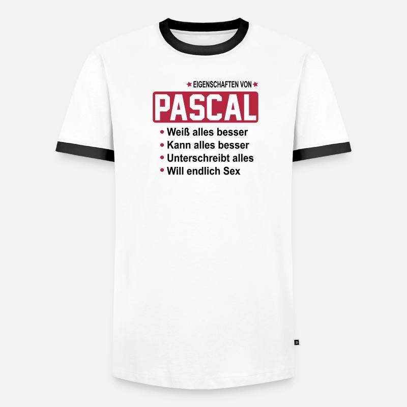 pascal Männer Kontrast-T-Shirt