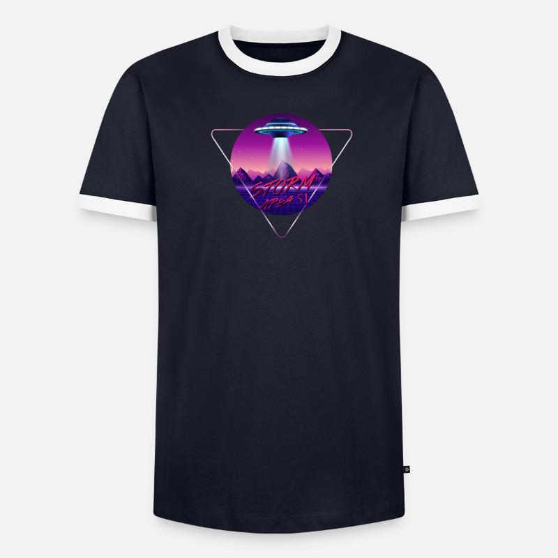 Zone de tempête 51 T-shirt contrasté Homme