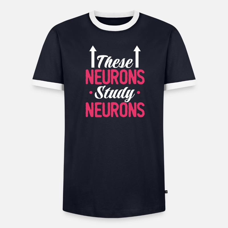 Thesis Neurons Study Neurons Men's Ringer Shirt