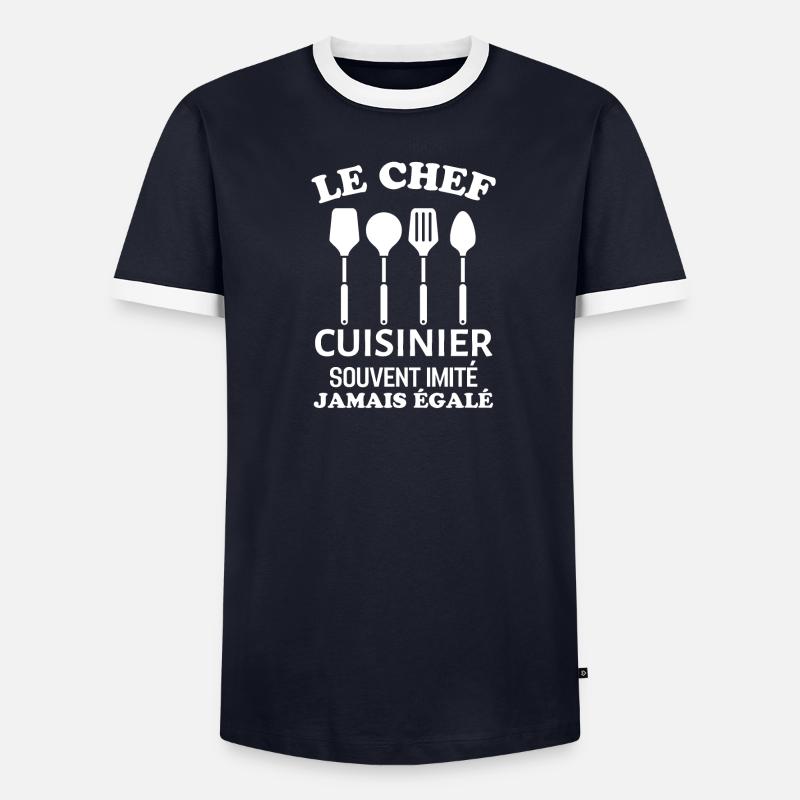 Chef cuisinier 1 T-shirt contrasté Homme