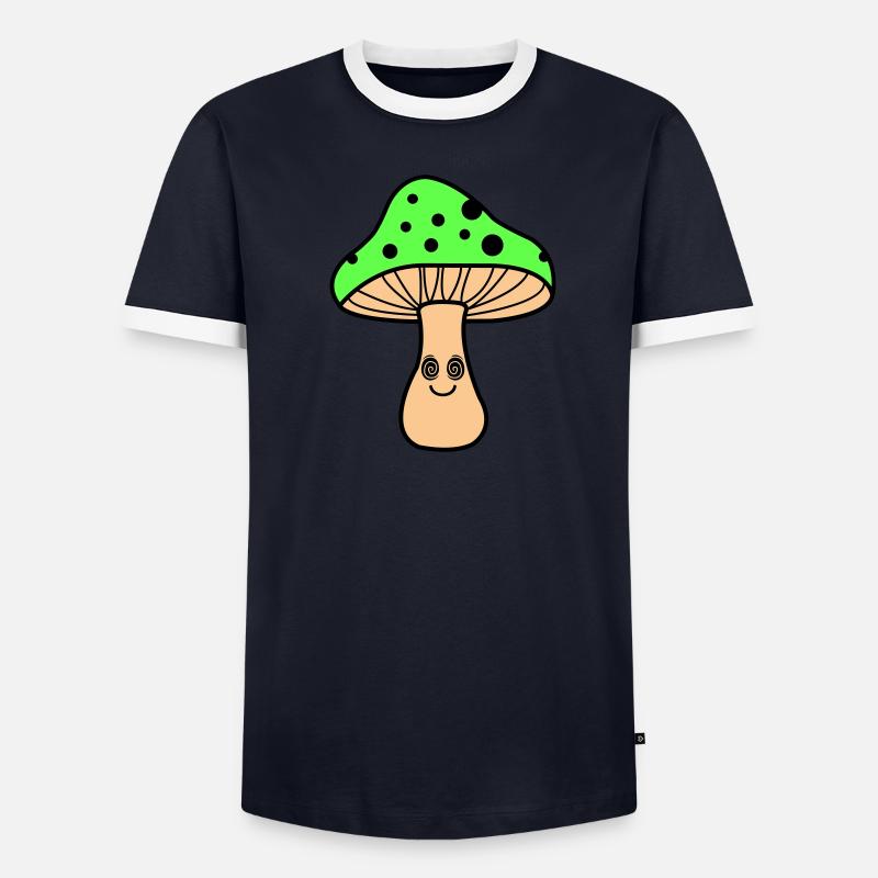 Hypnotic Mushroom Men's Ringer Shirt