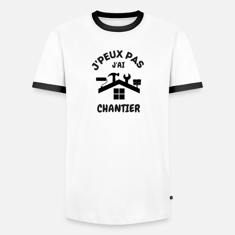 Chantier de construction 3 T-shirt contrasté Homme