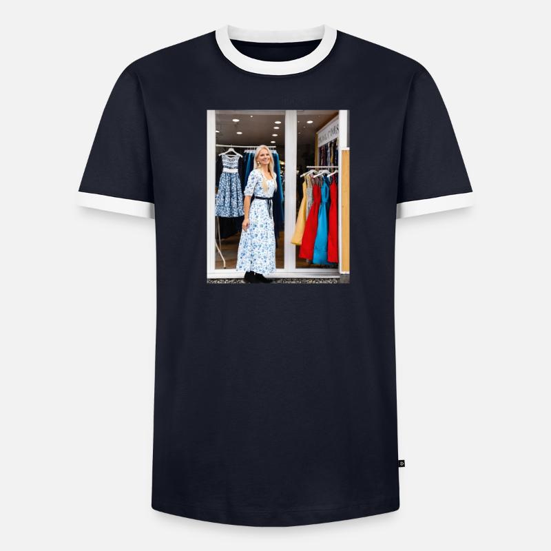 Das Kleidergeschäft 👗 Männer Kontrast-T-Shirt