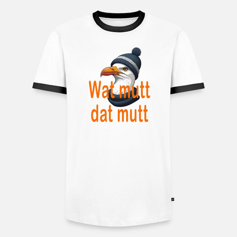 Wat mutt dat mutt Men's Ringer Shirt