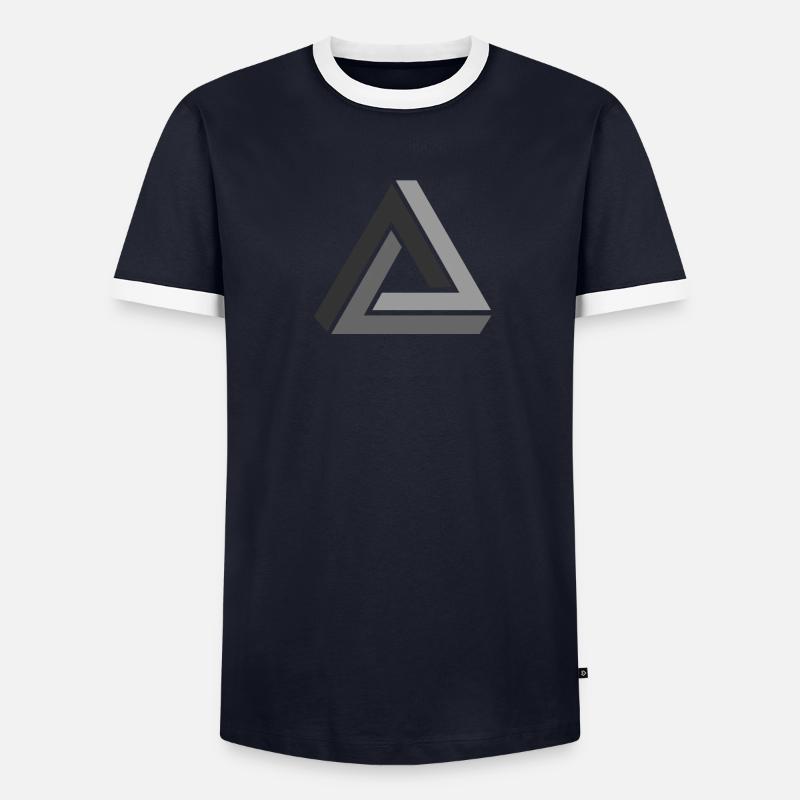 optical illusion Men's Ringer Shirt
