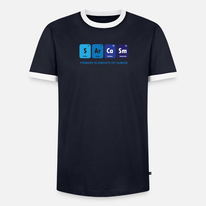 Funny - Sarkasmus - Element - Blau - Lustig - Cool T-shirt contrasté Homme