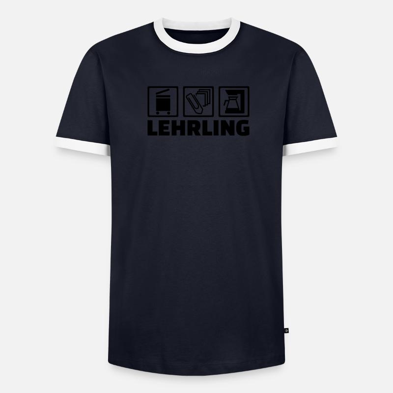 Lehrling Männer Kontrast-T-Shirt