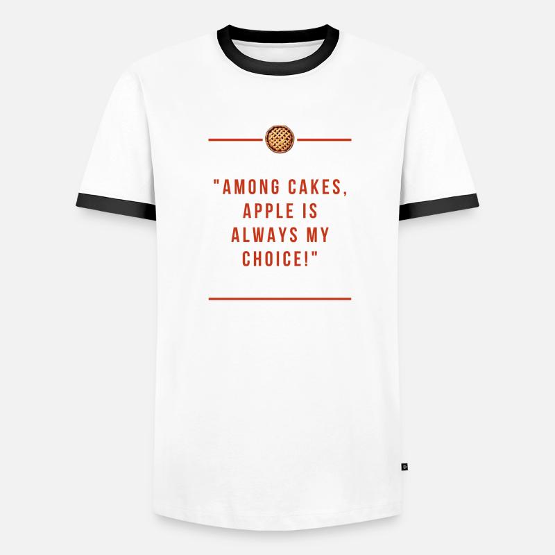 Apple Pie Friendly Text Men's Ringer Shirt