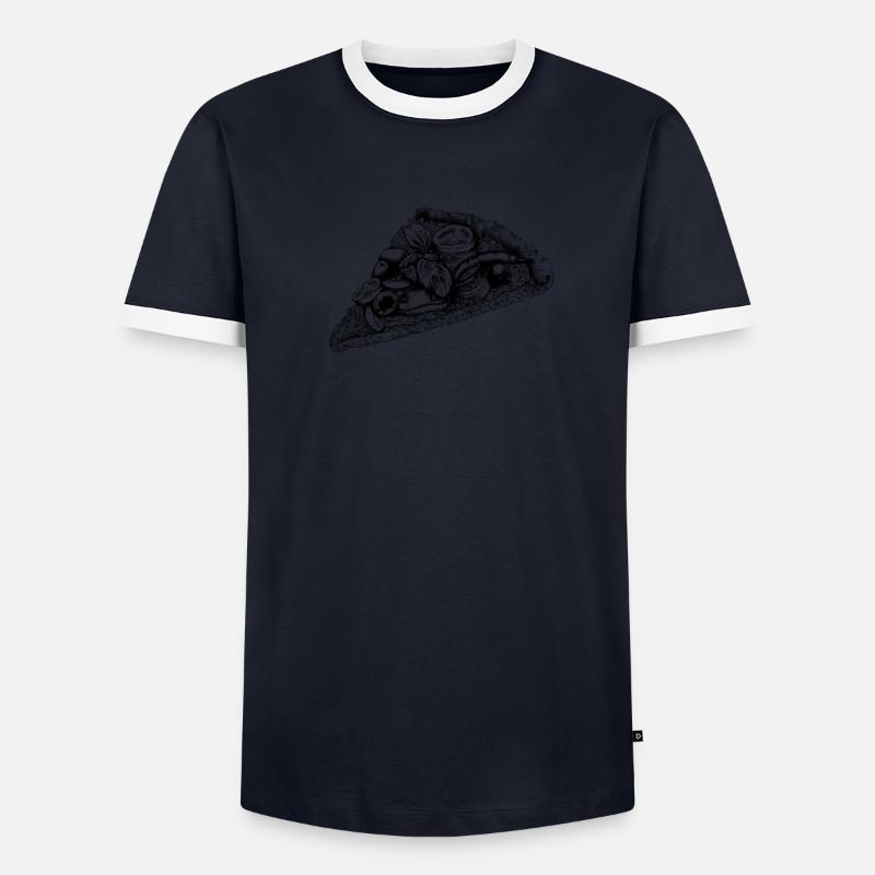 Pièce céleste T-shirt contrasté Homme