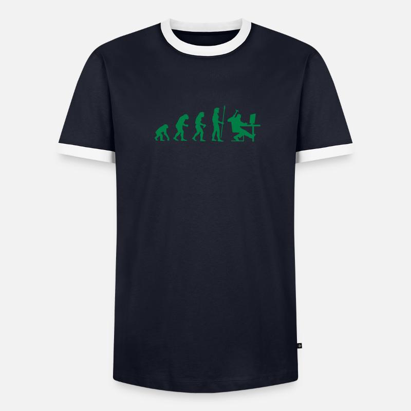 evolution_pc_1 T-shirt contrasté Homme