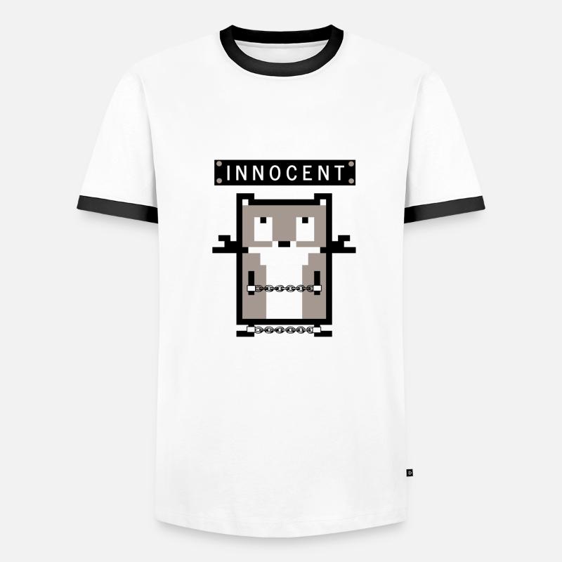 Gefängnishamster Männer Kontrast-T-Shirt