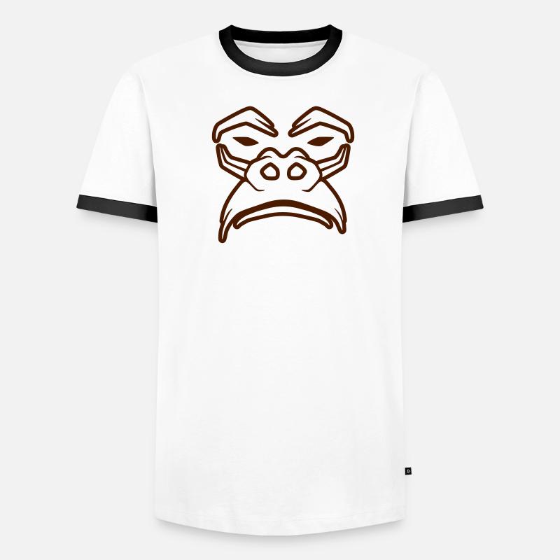 Grumpy Gorilla T-shirt contrasté Homme