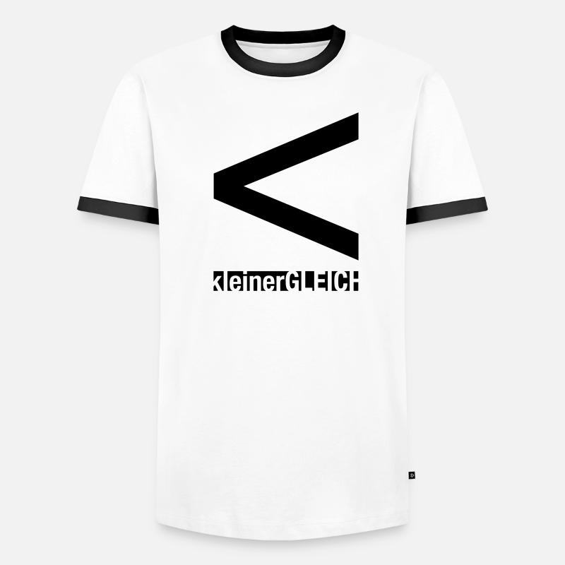 Logo Männer Kontrast-T-Shirt