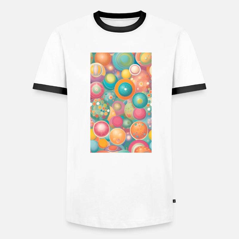 Mild circles & forms Men's Ringer Shirt