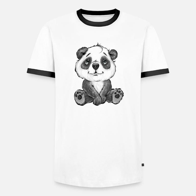 PANDA T-shirt contrasté Homme