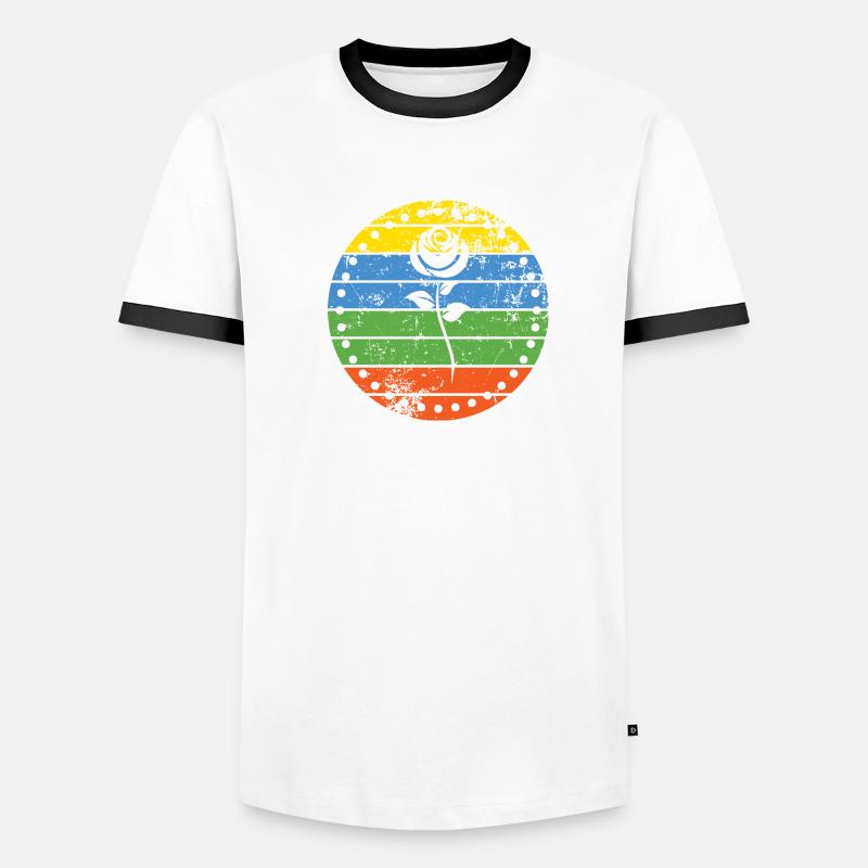 Rose Men's Ringer Shirt