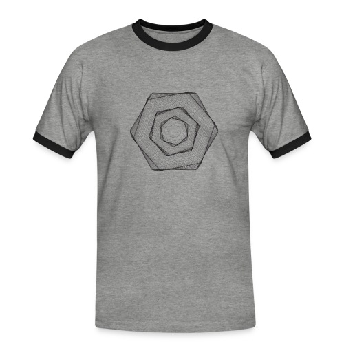 Hexogram Art - Mannen contrastshirt