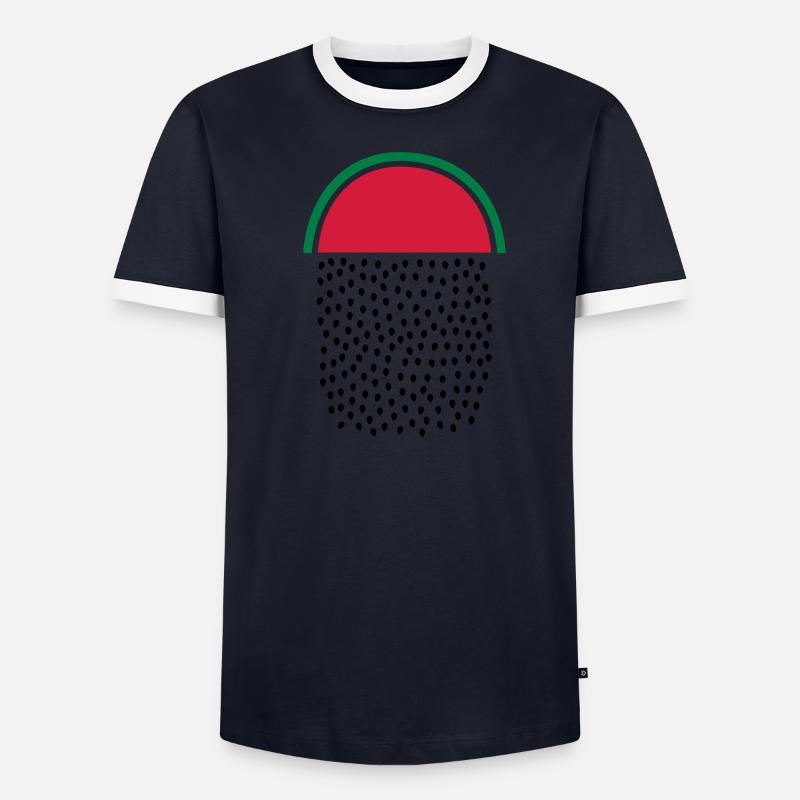 Watermelon Rain T-shirt contrasté Homme