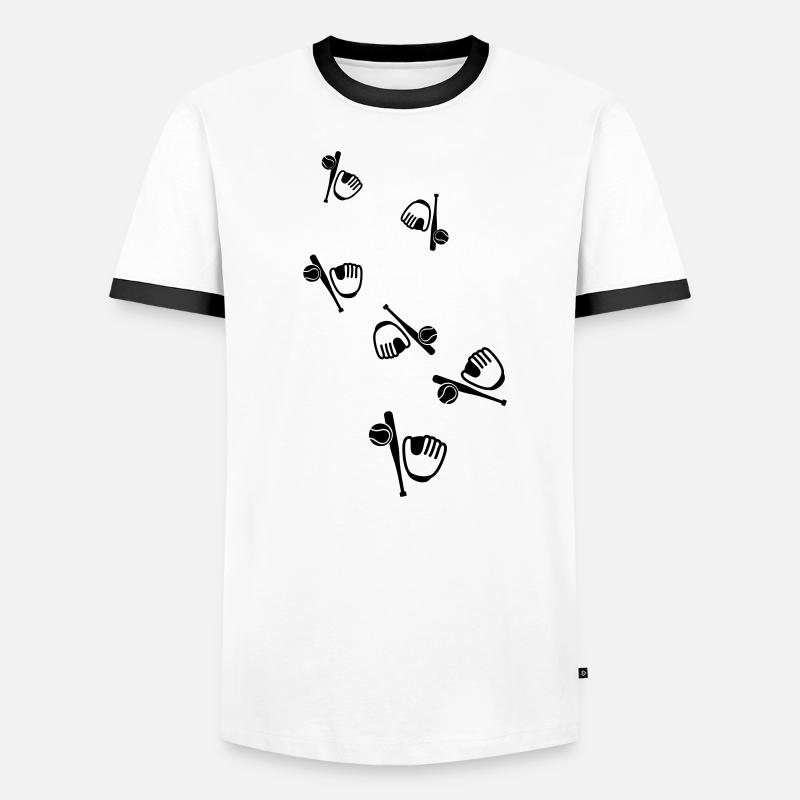 Base-ball T-shirt contrasté Homme