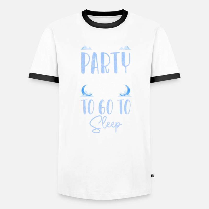 Sleeping Late Riser Tired Sloth Men's Ringer Shirt