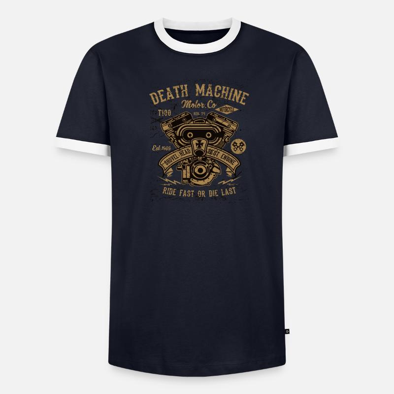 Death Machine T-shirt contrasté Homme