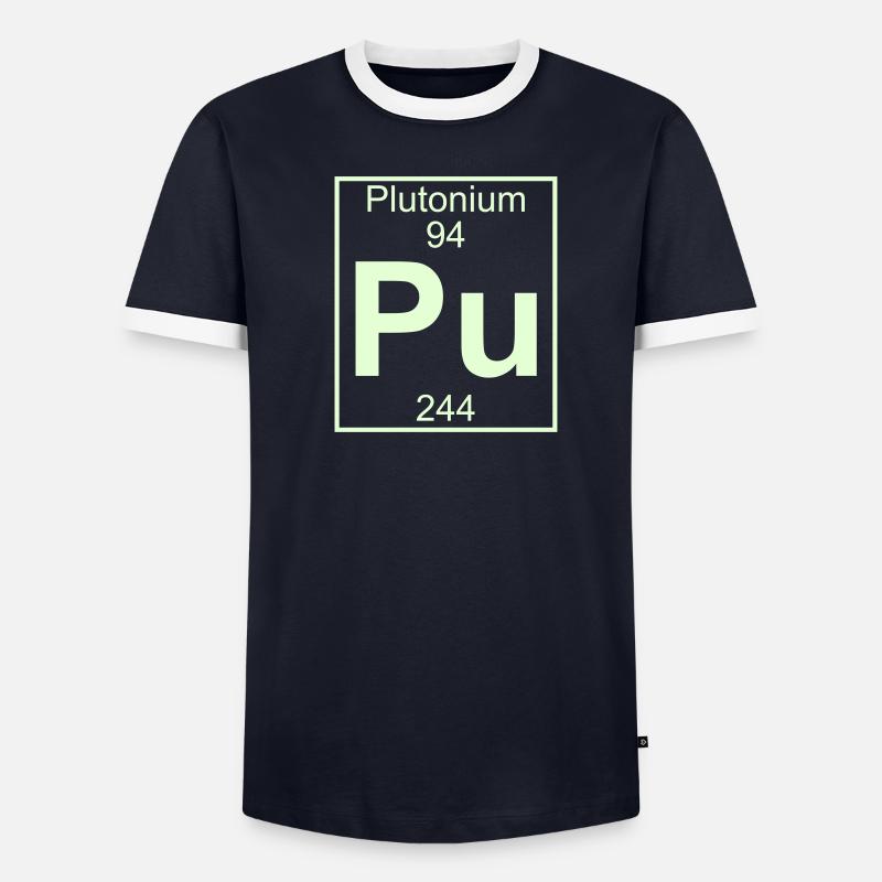 Plutonium (Pu) (element 94) Men's Ringer Shirt