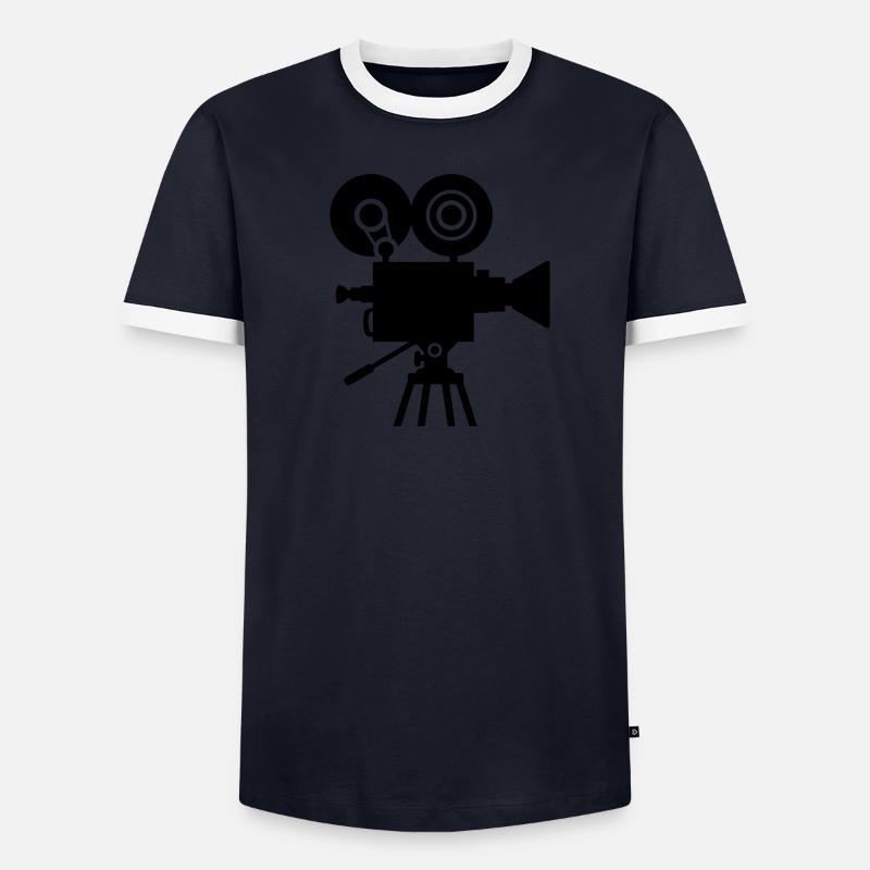 Camera T-shirt contrasté Homme
